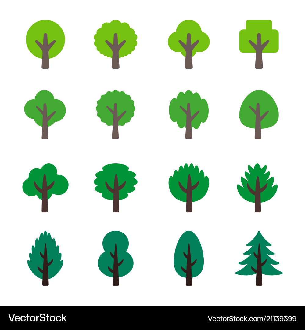 Tree icon Royalty Free Vector Image - VectorStock