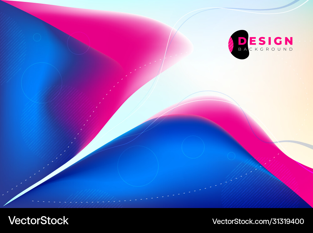 Liquid color background design fluid gradient Liquid color background design fluid gradient vector image