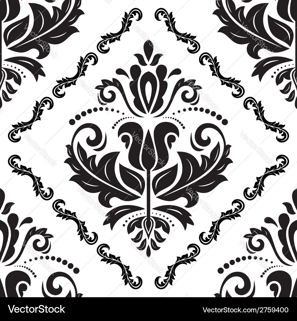 Orient seamless pattern abstract background Vector Image