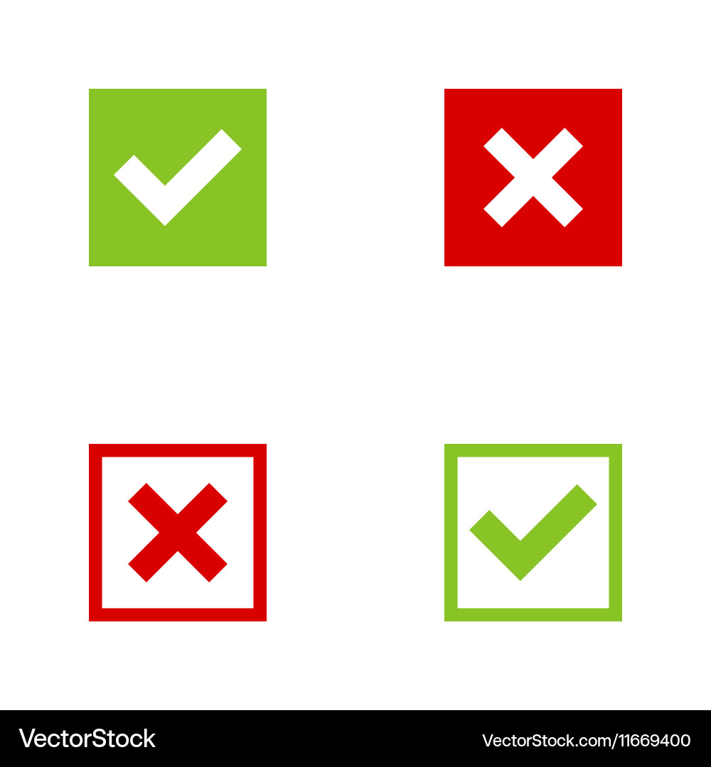 Set of buttons vector image