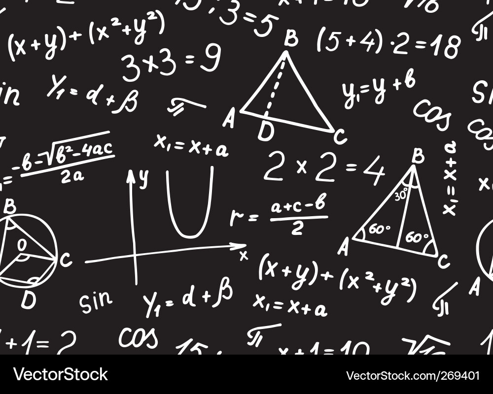 Abstract Mathematical Background Vector Image