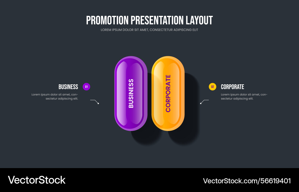 Project performance two option diagram Project performance two option diagram vector image