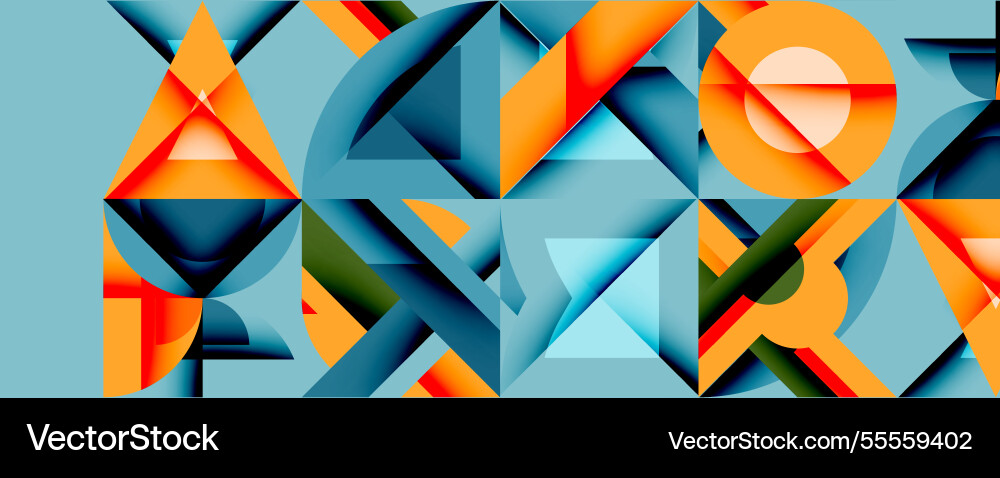 Circles squares lines abstract background Circles squares lines abstract background Vector Image