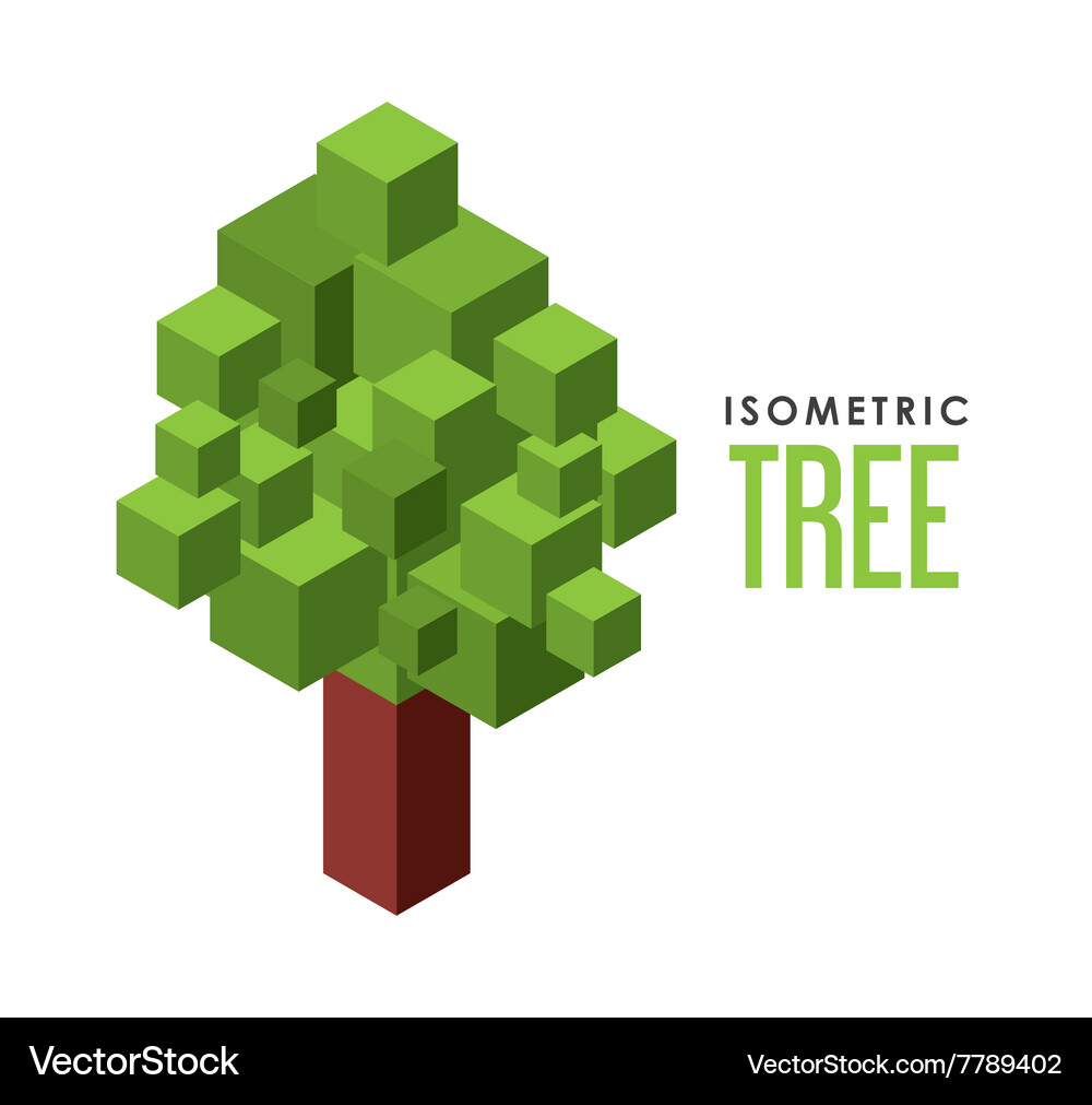 Isometrics objects design Vector Image