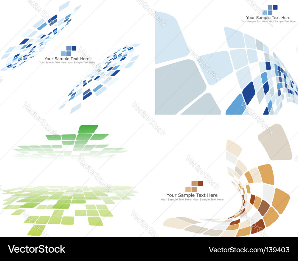 Checked background vector image