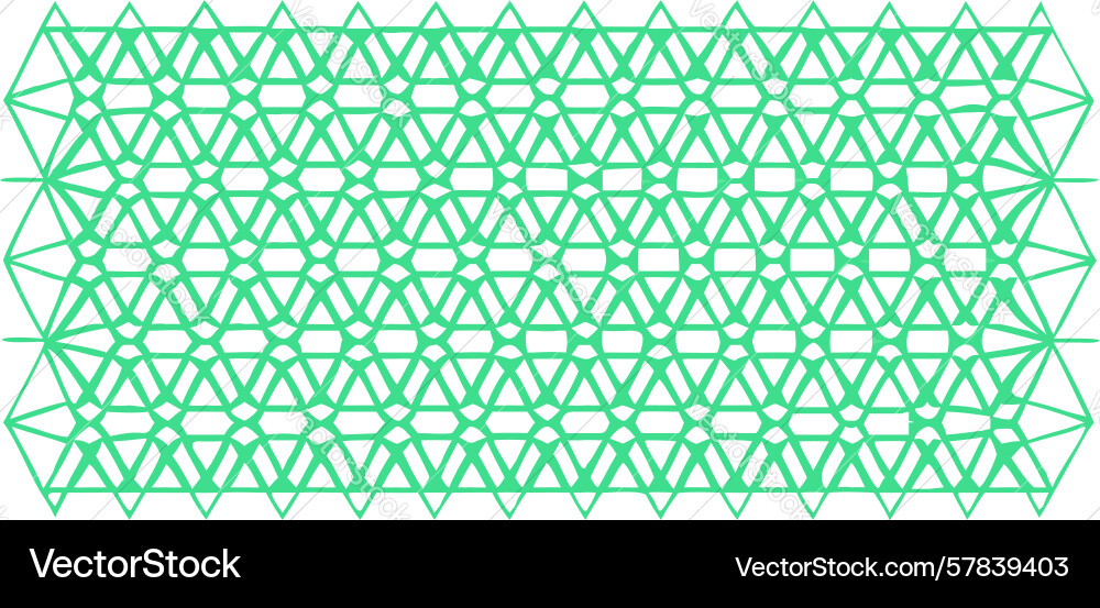 Green abstract geometric hexagonal pattern modern Vector Image