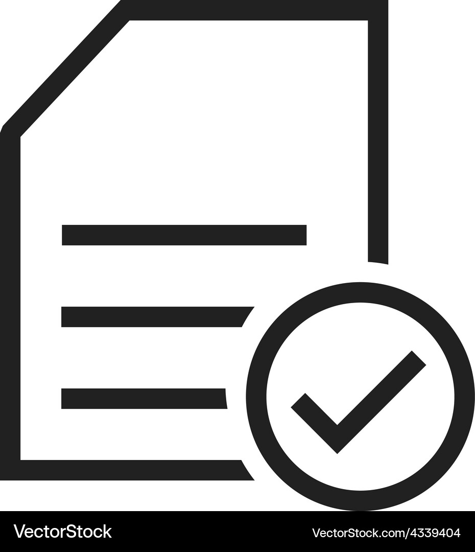 Checkliste Icon Vektorbild
