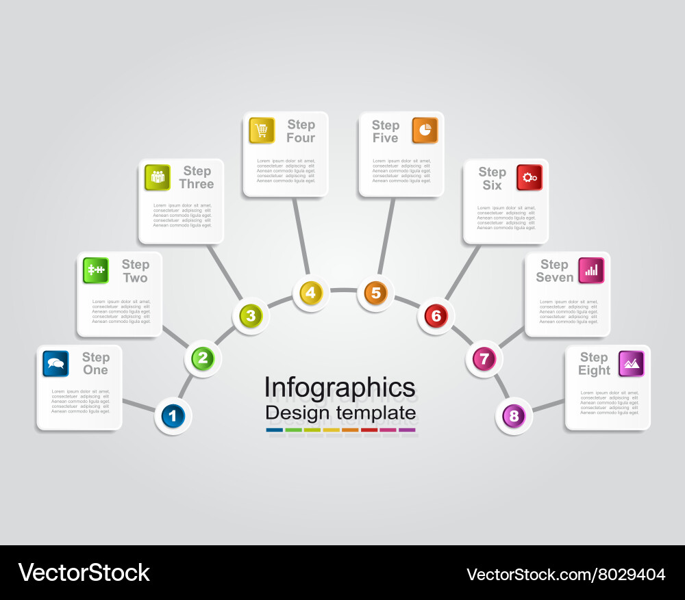 Data Report Template vector image