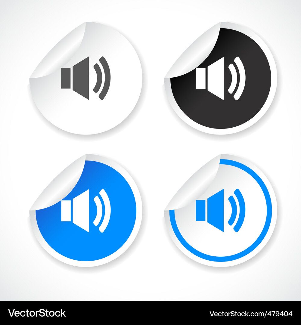Sticker Collection - Web Graphics Vector Image