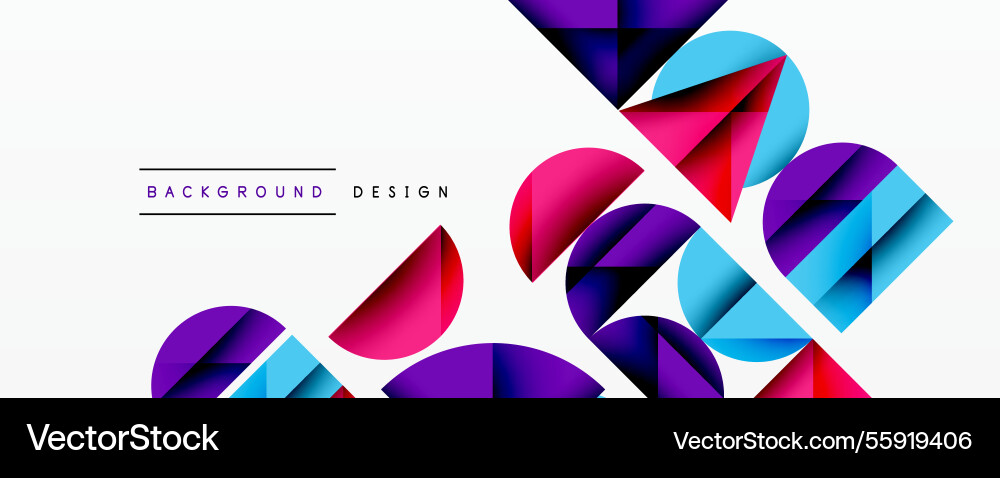 Abstract geometric background with layered Abstract geometric background with layered vector image