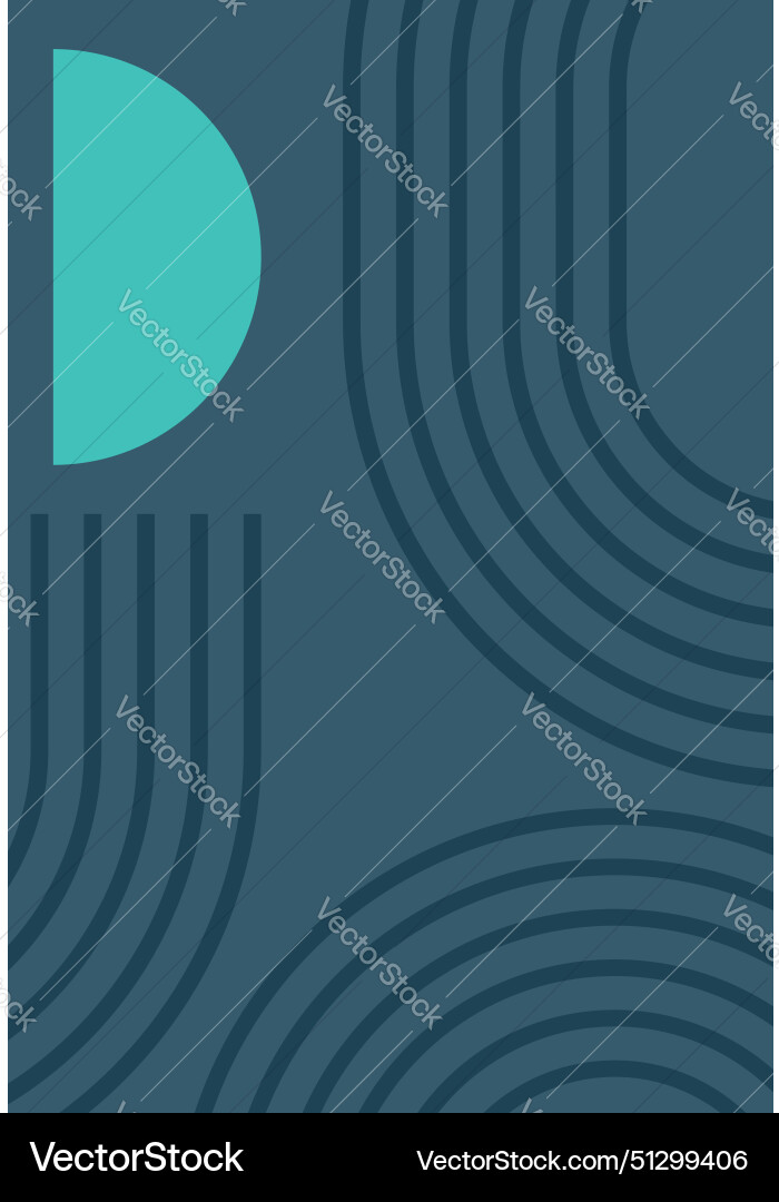 Seamless pattern with abstract geometric shapes vector image