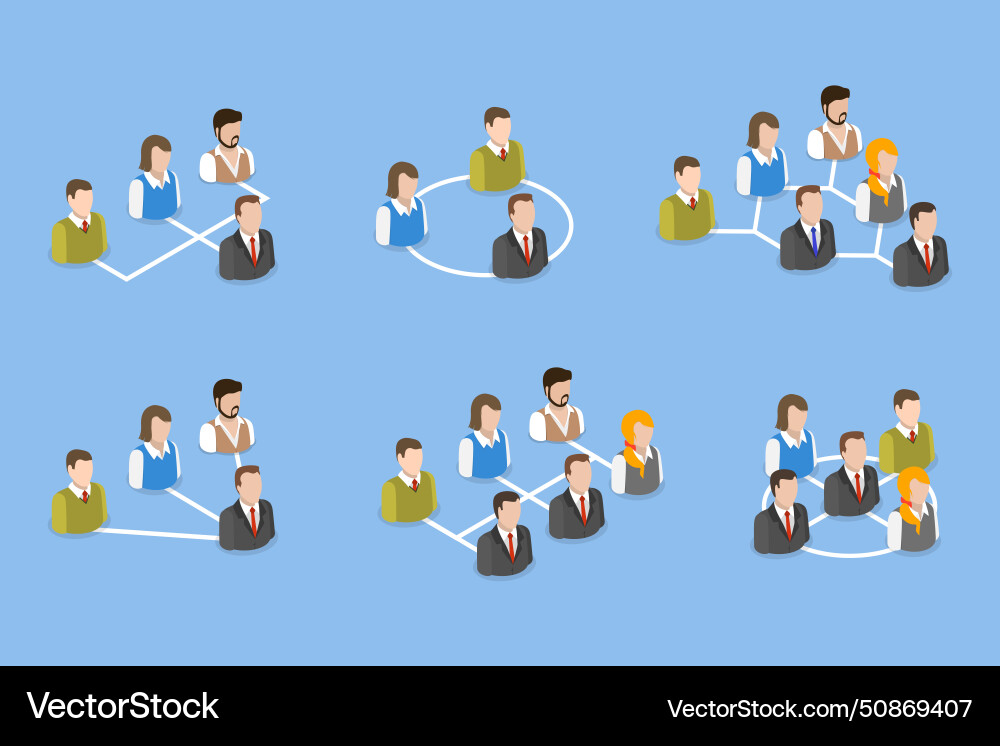 3d isometric flat of Royalty Free Vector Image