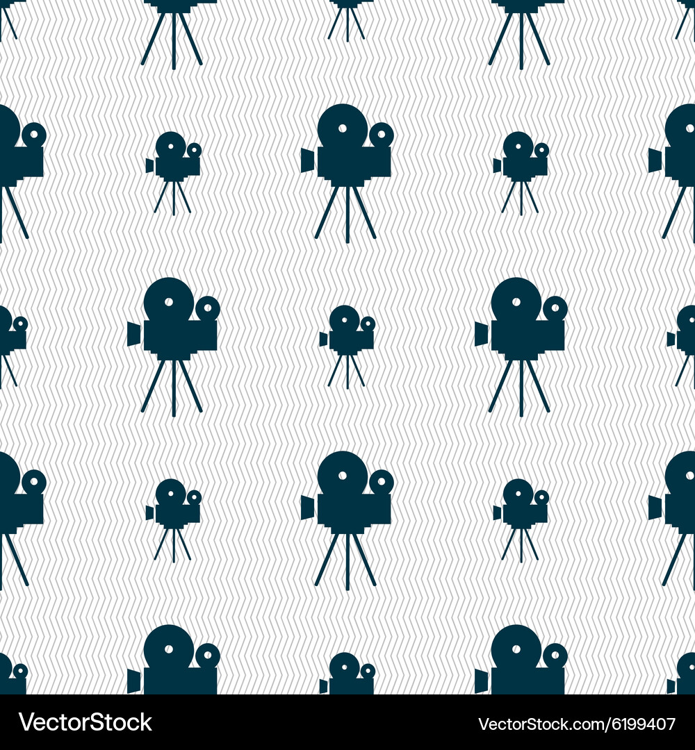 Map pointer icon sign seamless abstract background Vector Image