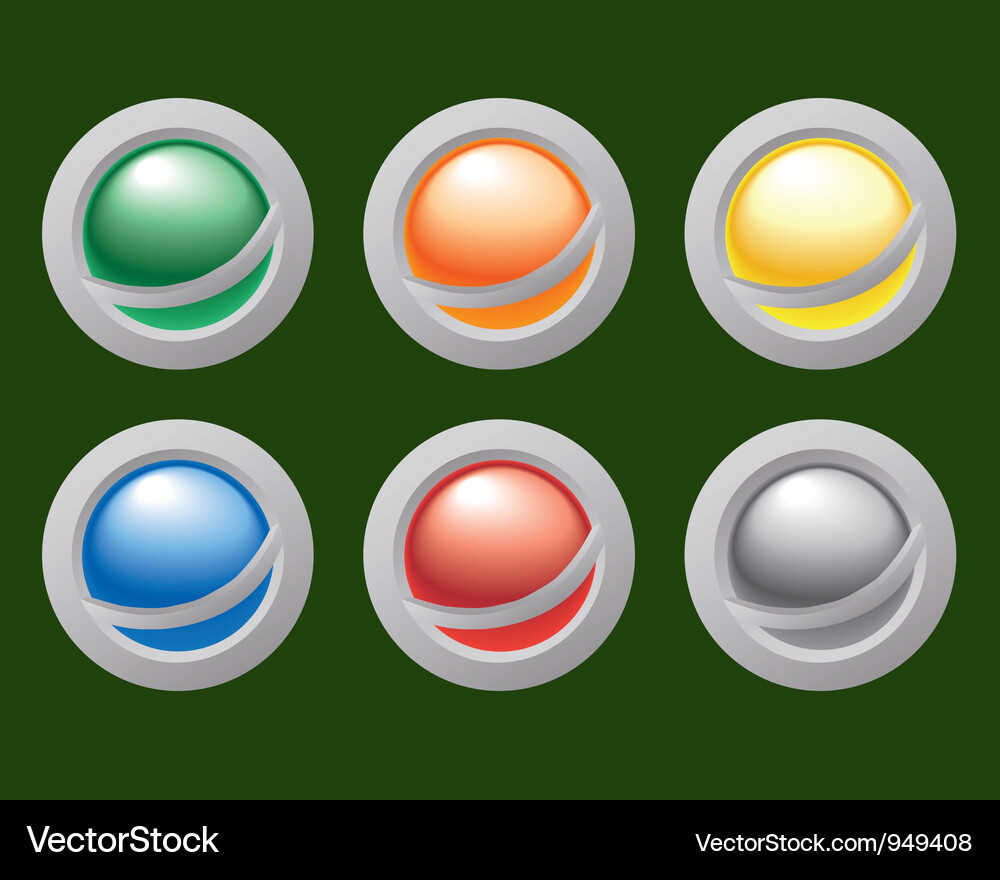 Button Vector Image