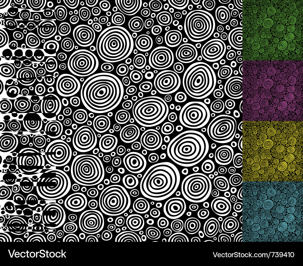 Circular Pattern Background vector image