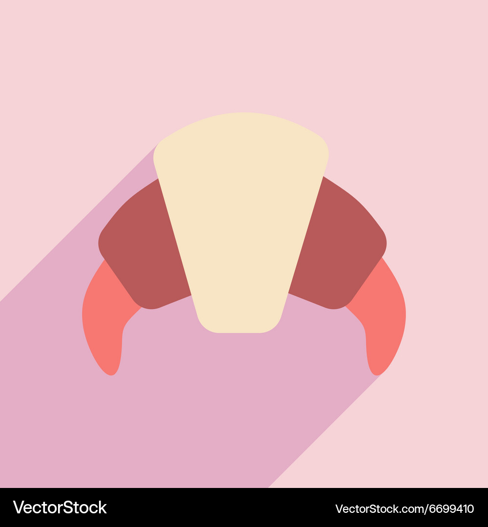 Flat with shadow icon and mobile application Vector Image