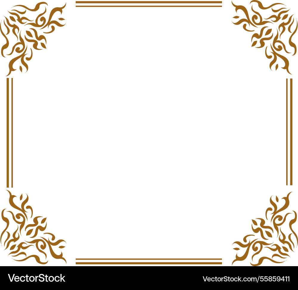 Certificate border pattern Vector Image