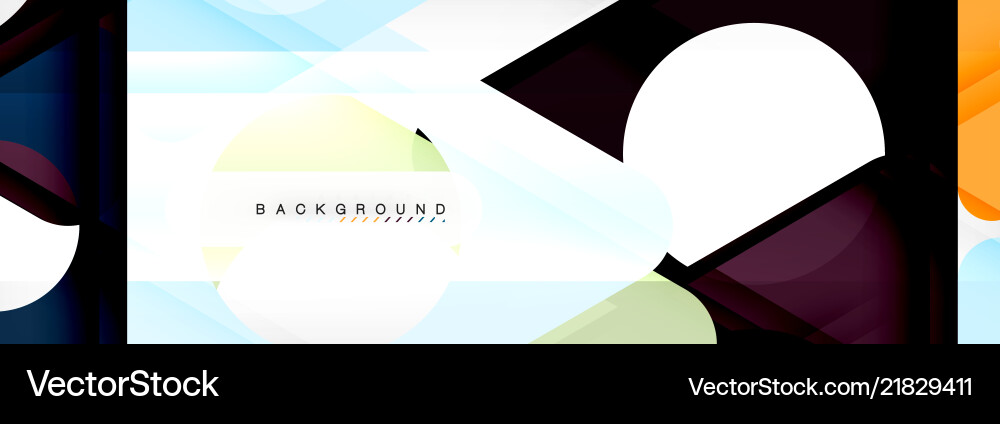 Circle and triangle abstract background Circle and triangle abstract background Vector Image