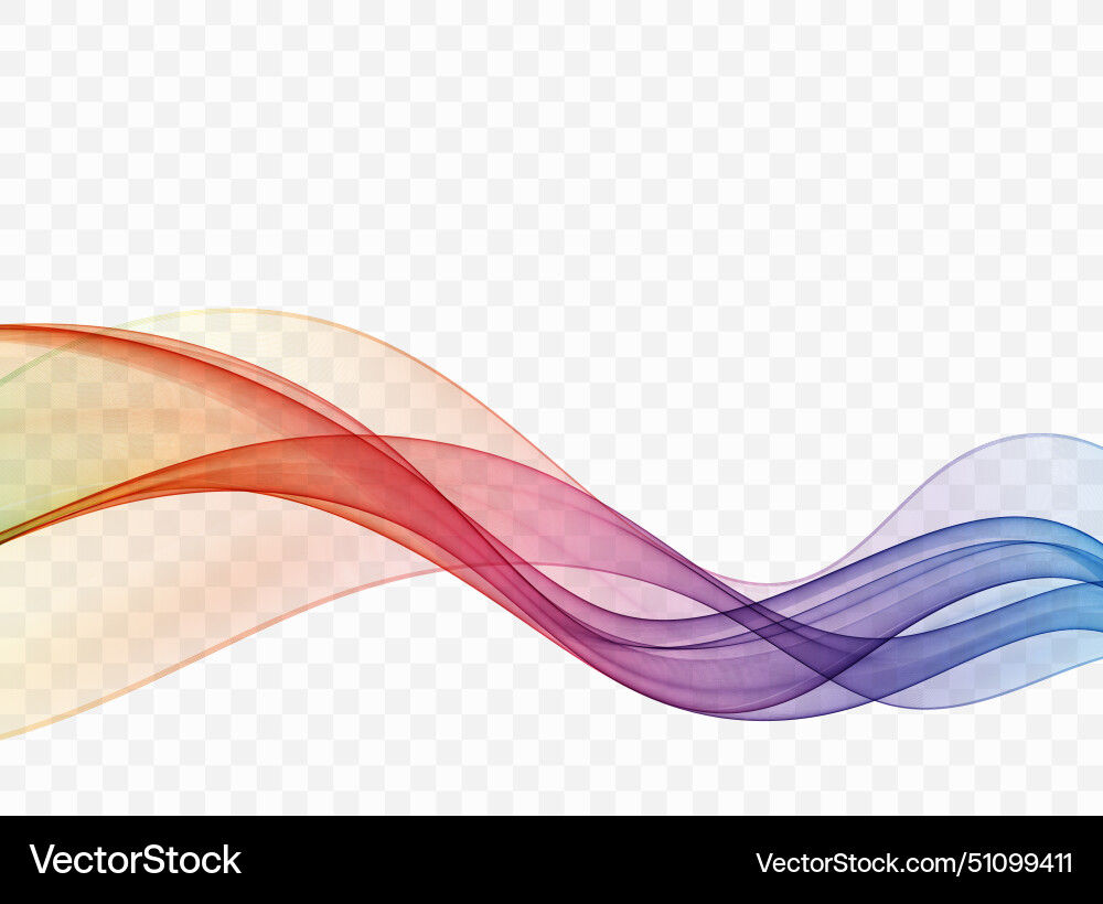 Motion of smooth color wave curved lines Motion of smooth color wave curved lines vector image