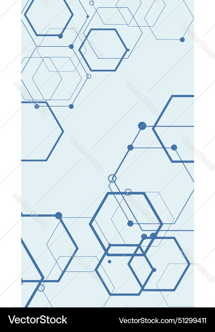 Seamless pattern with abstract geometric shapes vector image