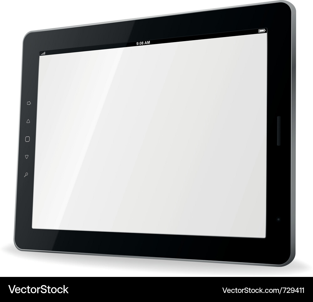 Tablet Computer Vector Image