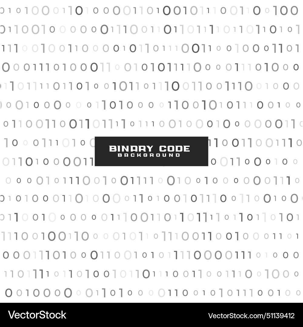 Modern binary code firewall white background Modern binary code firewall white background vector image