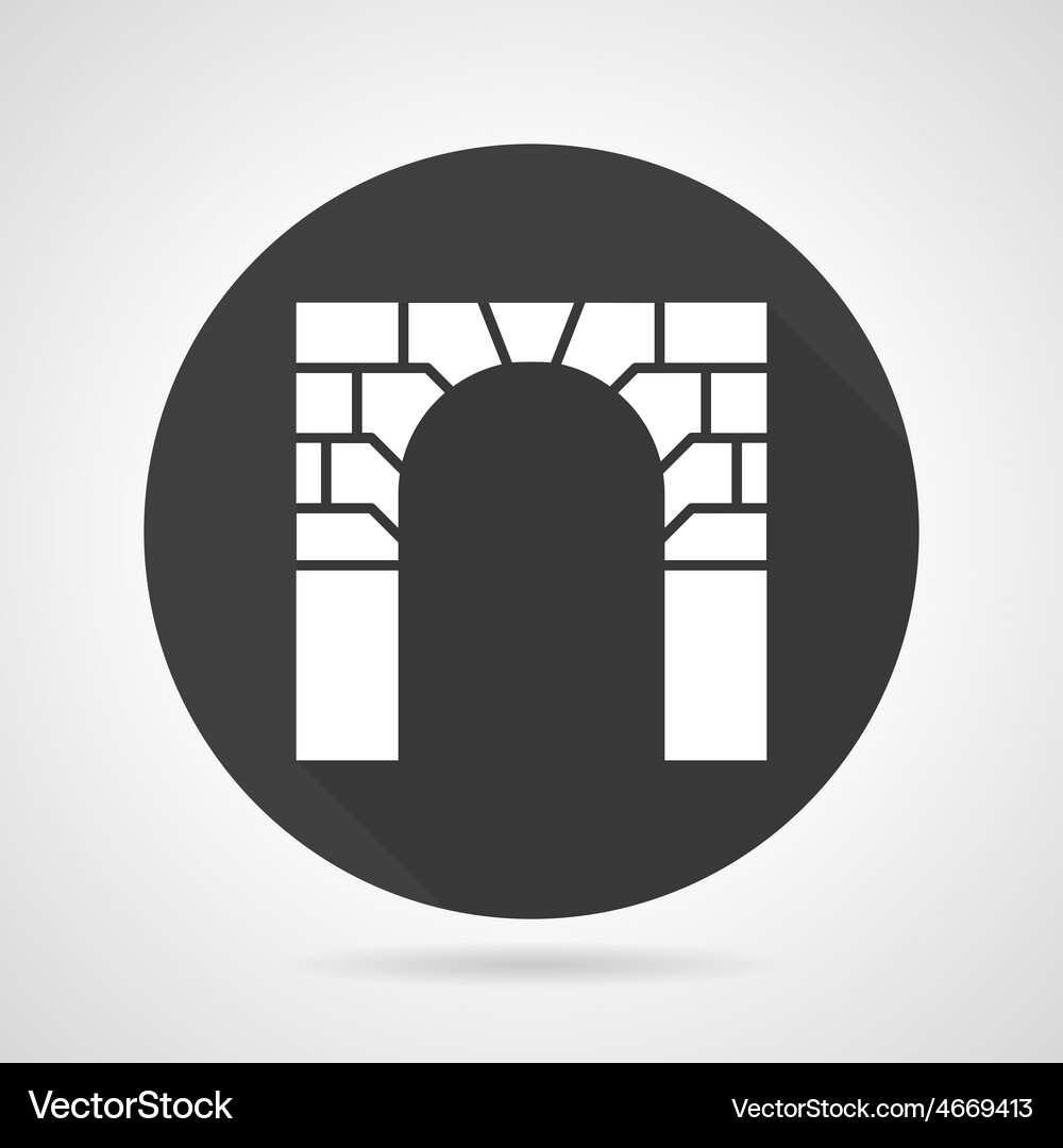 Brick Archway Icon Vector Image