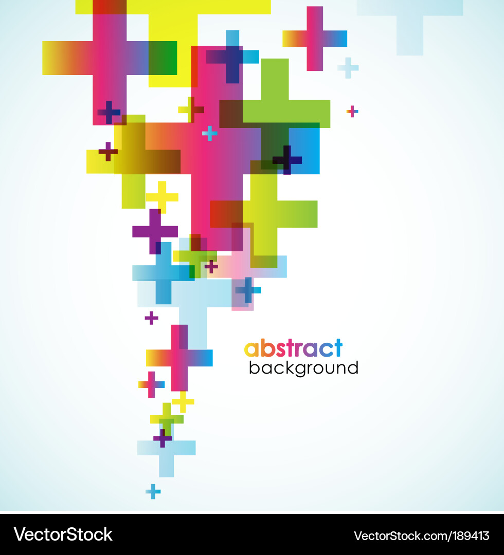 Dynamic Colored Geometric Background Vector Image