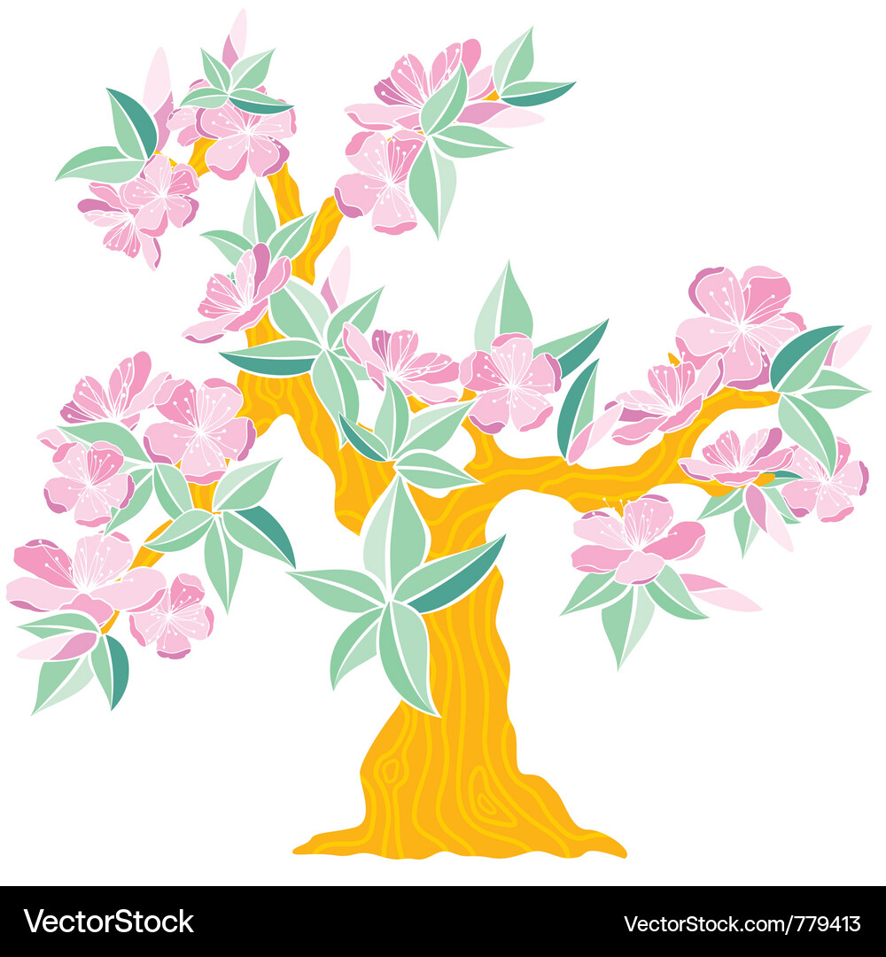 Spring tree Vector Image
