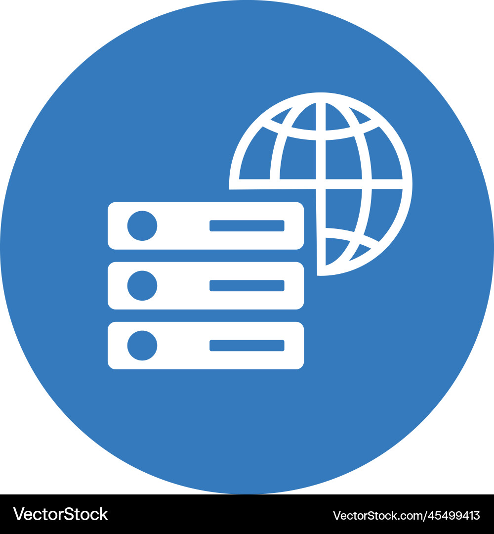 Web server icon royalty free vector image vectorstock