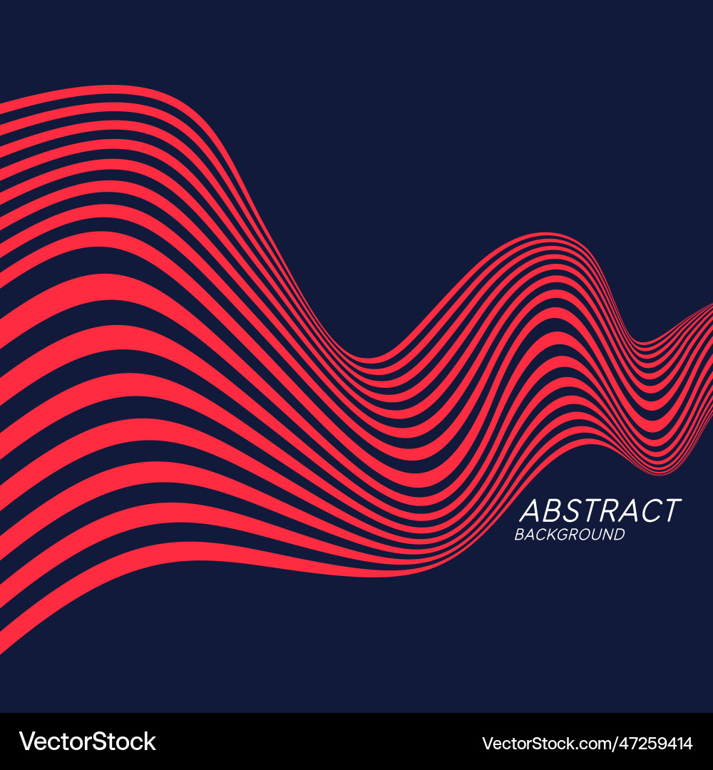 Amorphous element with the effect of visual vector image