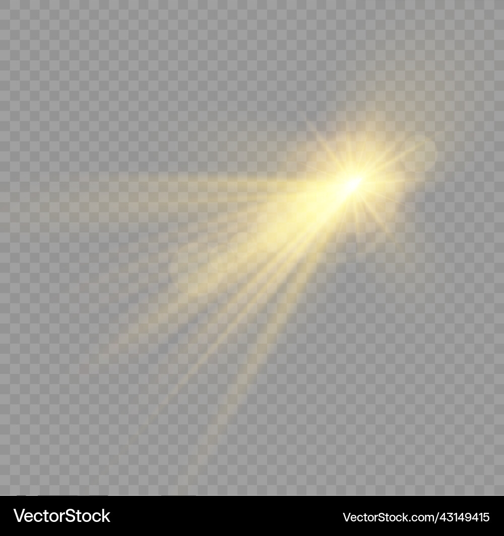 Sonnenlicht gelbe Sonne blenden Strahlen Linse bokeh Sonnenlicht gelbe Sonne blenden Strahlen Linse bokeh vektorbild