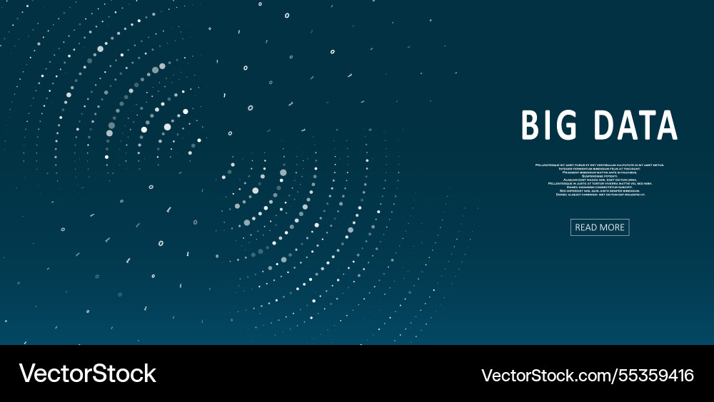 Abstract big data visualization Abstract big data visualization Vector Image