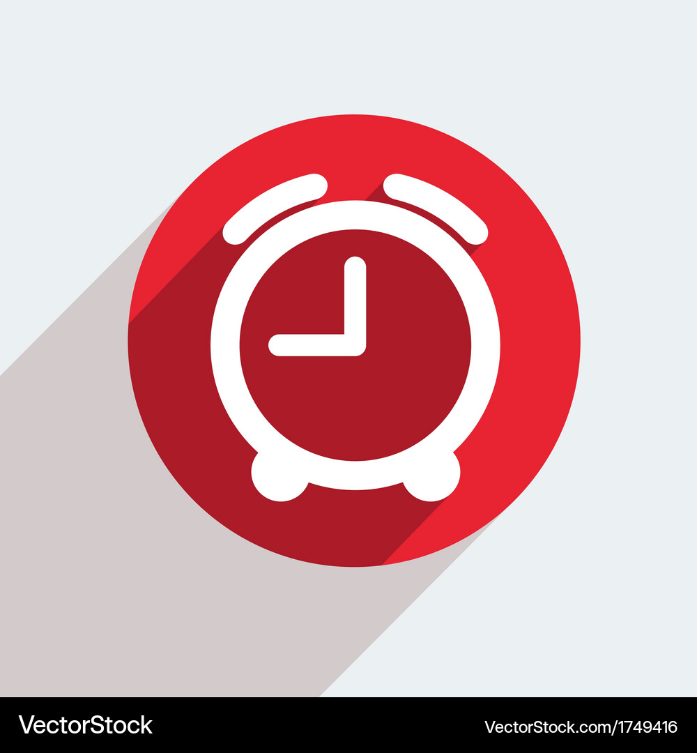 Red circle icon on gray background eps10 Vector Image
