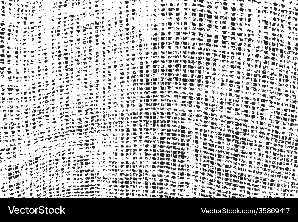 Distressed Thread Overlay Textur Vektorbild