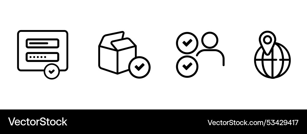 Login form test package installation user Login form test package installation user Vector Image