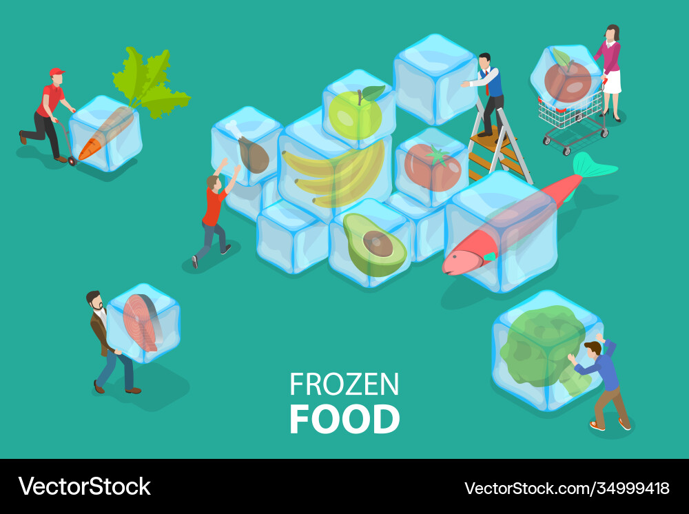 3d isometric flat conceptual Royalty Free Vector Image