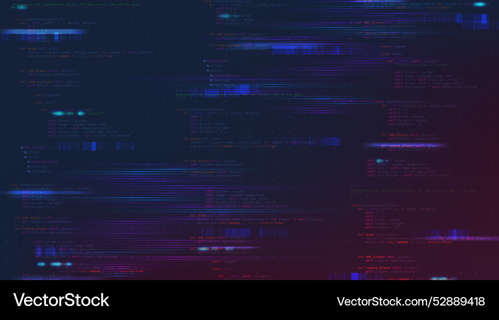 Programming source code banner Programming source code banner vector image