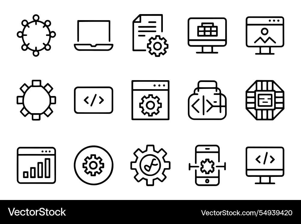 Api ai programmer developer information Api ai programmer developer information vector image