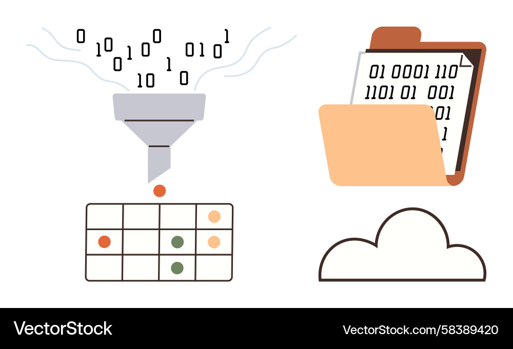 Data Transformation & Processing Vector Image