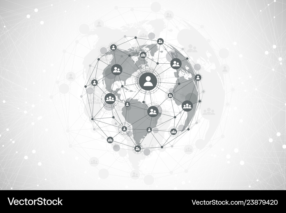 Futuristic abstract background blockchain Futuristic abstract background blockchain vector image