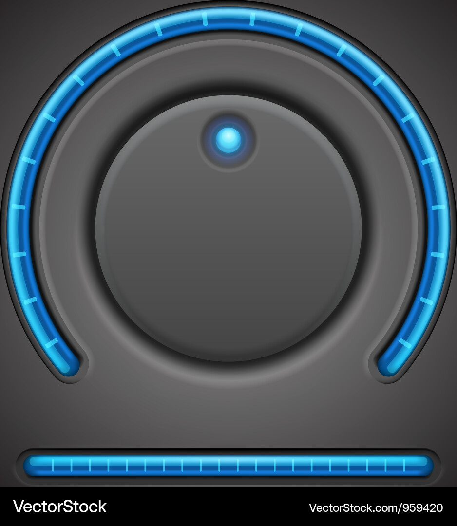 Timer and Volume Control Icon Vector Image
