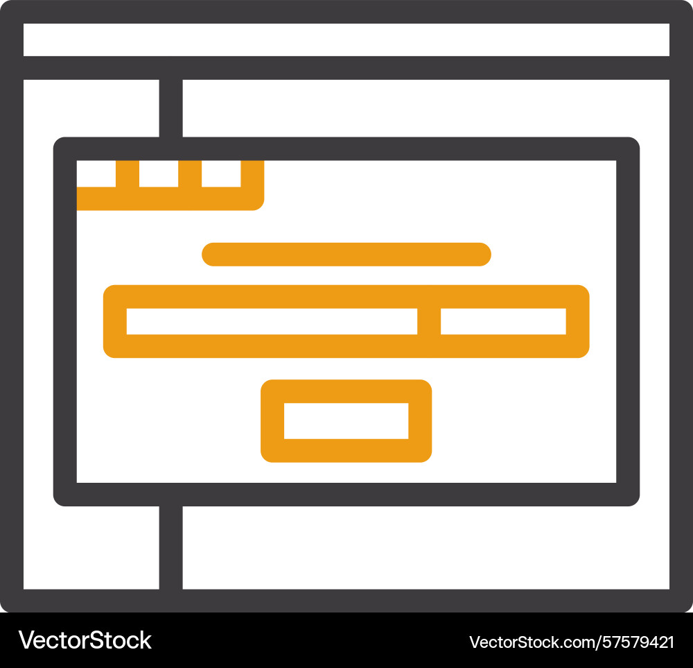 Loading two color icon Vector Image