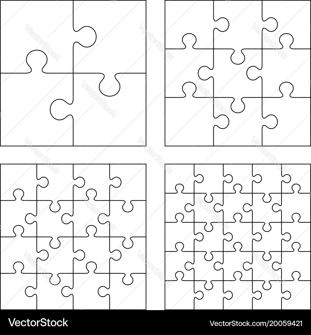 Puzzles Royalty Free Vector Image - VectorStock