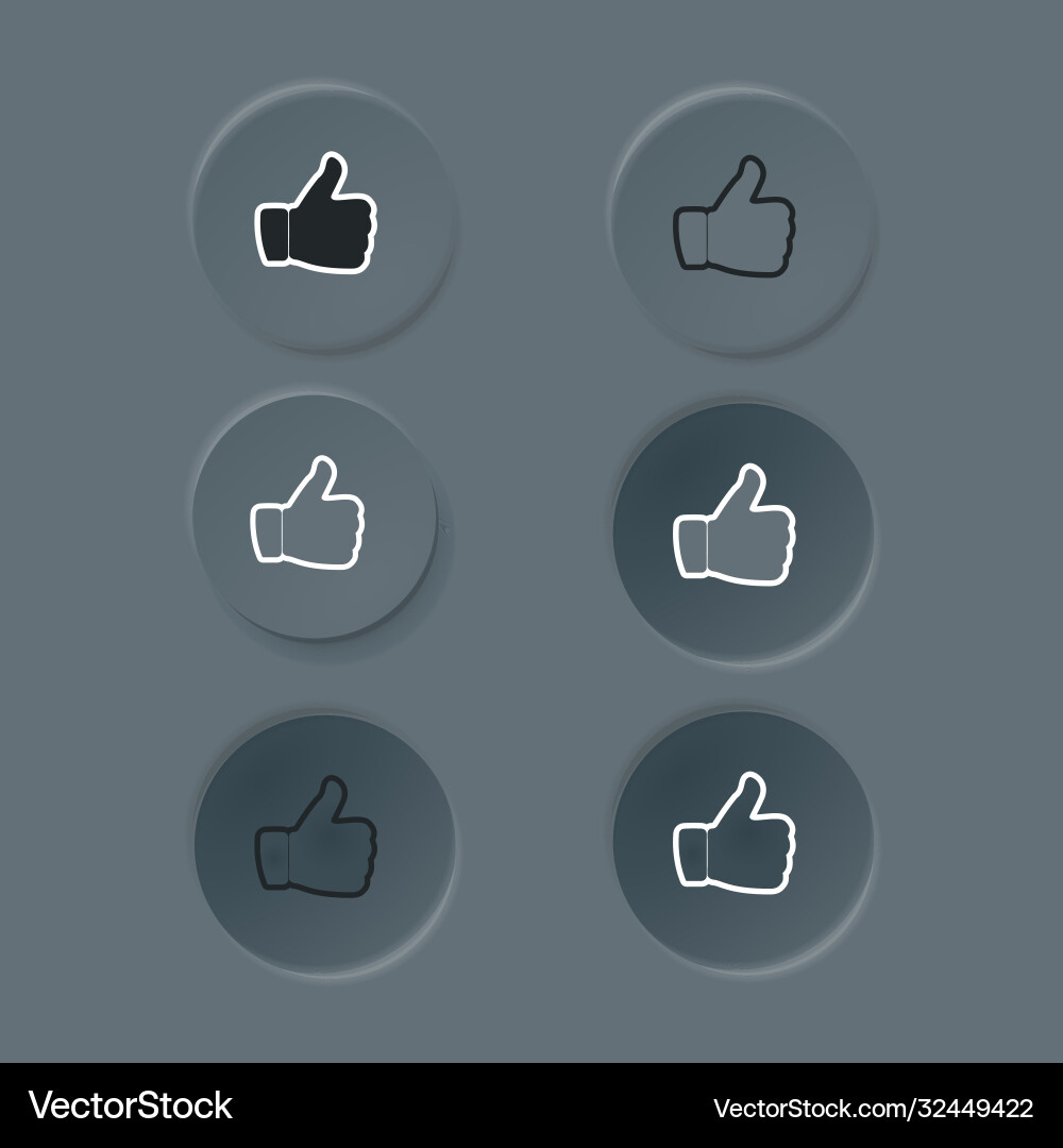 Amorfnye editable user interface elements buttons Amorfnye editable user interface elements buttons vector image