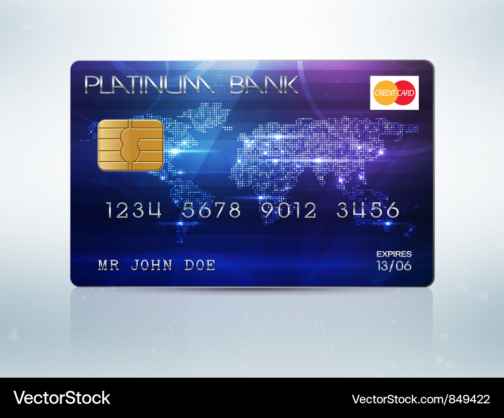 Credit Card Payment Vector Image