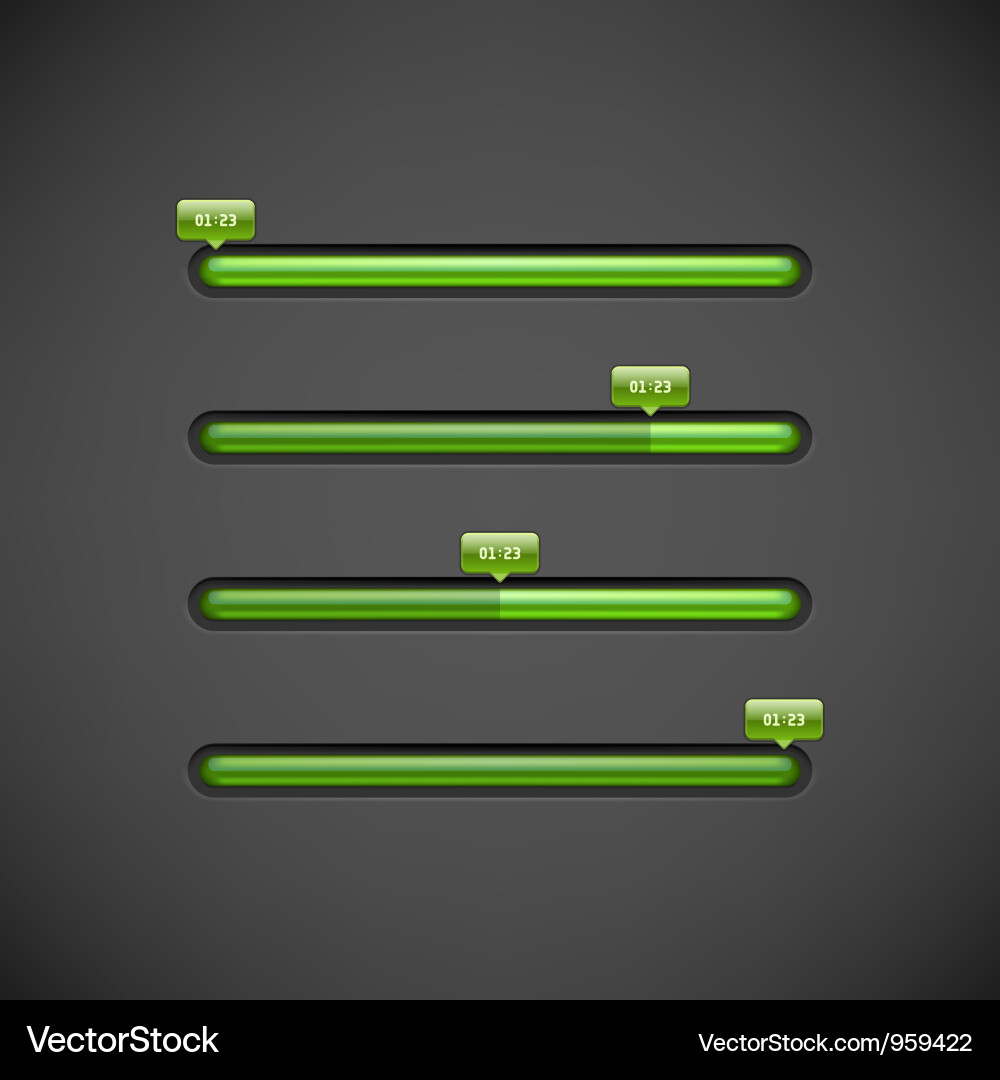 Progress Timeline Marker Vector Image
