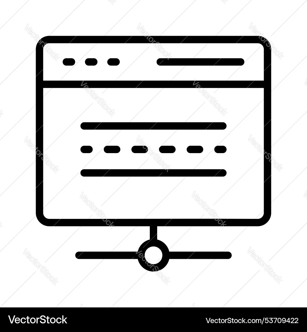 Web hosting vector image
