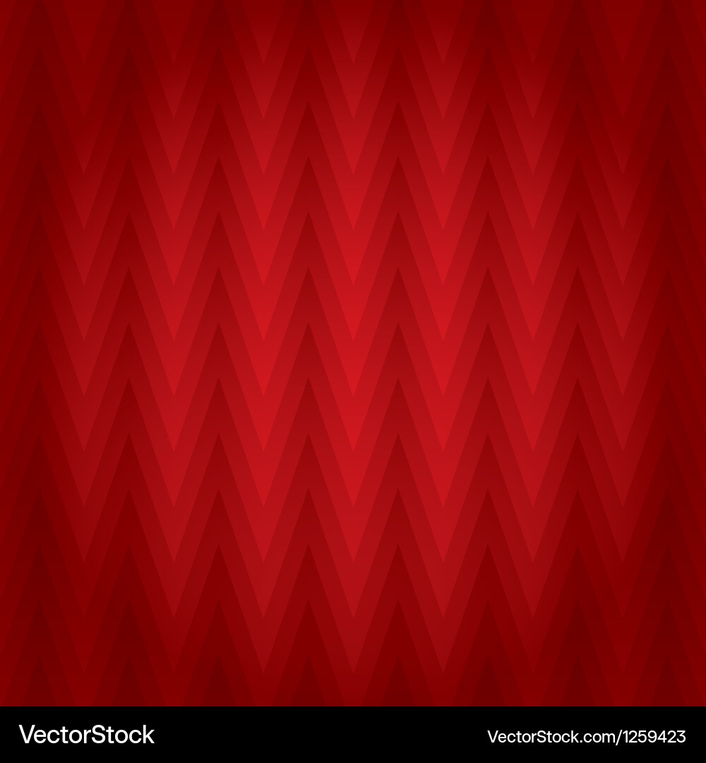 Dynamic Red Zigzag Pattern vector image