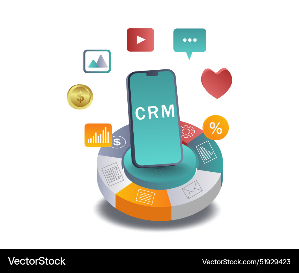 Expanding business with crm network systems Expanding business with crm network systems Vector Image